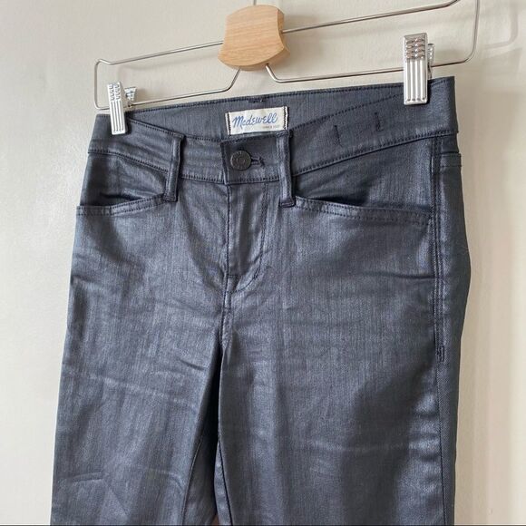 MADEWELL-COATED Skinny Moto Ribbed Knee Jeans - Picture 4 of 13